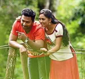 Mupparimanam Starrer Shrushti Dange, Shanthnoo Bhagyaraj