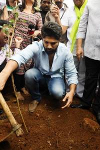 Allu Arjun at Haritha Haram Campaign