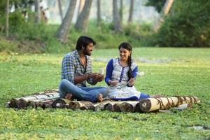 Naveen Sanjay, Mouryaani Stills From Janaki Ramudu Movie