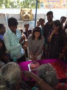 Actress Varalakshmi Sarathkumar Birthday Celebration Stills