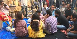 Shubh Mangal Savdhan Movie Pooja Still