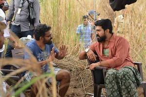 Rangasthalam Shooting Spot Stills.