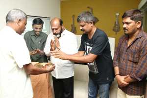 Thamilarasan Movie dubbing Pooja Stills