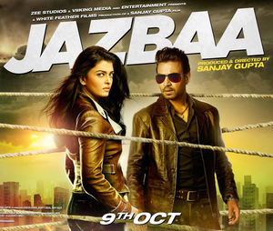 Jazbaa Movie Poster - Aiswarya Rai, Irfan Khan