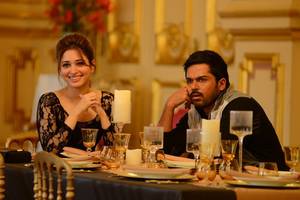 Karthi, Tamannaah Stills from Thozha / Oopiri  Movie