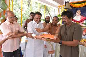 Puri Jagannadh & Nandamuri Kalyan Ram's New Movie Launch Stills